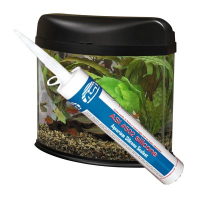 Silver Aquarium Silicone Sealant - 10.2 Oz Cartridge