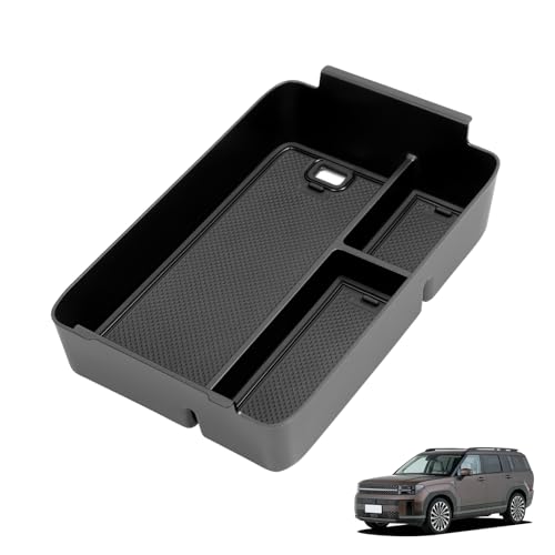 LUCKEASY Armrest Box Storage Box Compatible with Hyundai Santa Fe