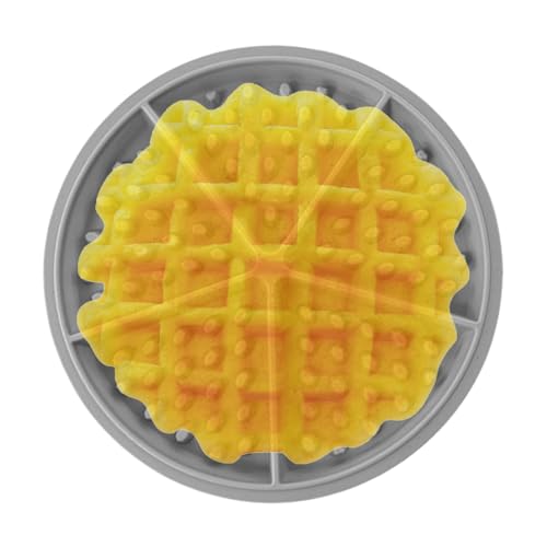 Molde de gofres para hornear, molde de gofres de silicona para hornear gofres de silicona, bandeja de gofres redonda antiadherente, molde de silicona para gofres de grado alimenticio, bandeja