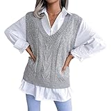 Style polyvalent : ce pull à col torsadé découpé est parfait pour les looks élégants ou décontractés, et le pull élégant pour femme peut être facilement associé à des jeans, des pantalons, des jupes, des chemises, des vestes, etc., pour créer le look parfait pour différentes températures.