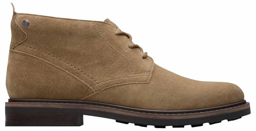 Clarks Newford Mid en daim dark sand bottines pour homme taille 8