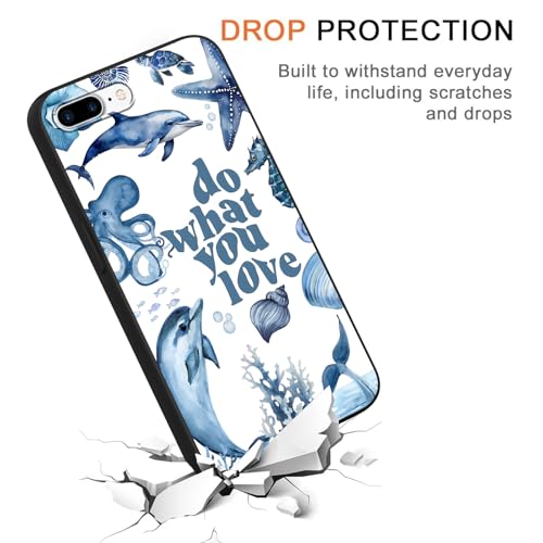 Coque iPhone 7 Plus kawaii lot de 2 coques de téléphone mignonnes noires iPhone 8 Plus