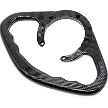 Motorcycle Passenger Handle Grip Armrest Rear Tank Handlebar Grab Bar Fit for Ninja ZX6R 2007-2017/ZX10R ZX14R 06-17/ ZZR1400 08-10/ ER6N ER6F 06-18/ Z750 07-12/ Z1000 07-17/Z800 Z900