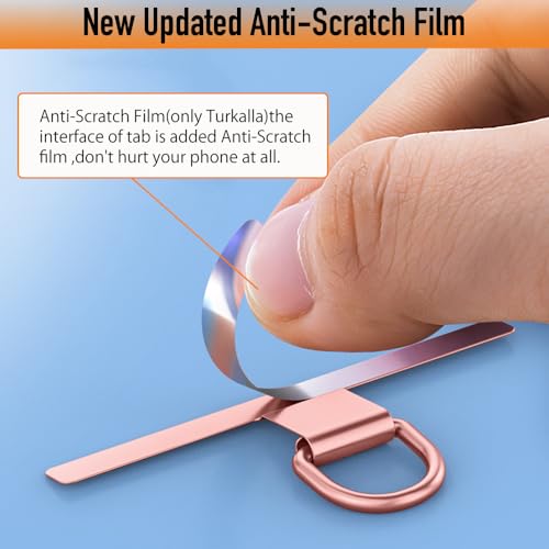 Phone Tether Tab,Bending 0.2mm Ultra-thin Stainless Steel Phone Metal Patch G - 第 3/68 張圖片