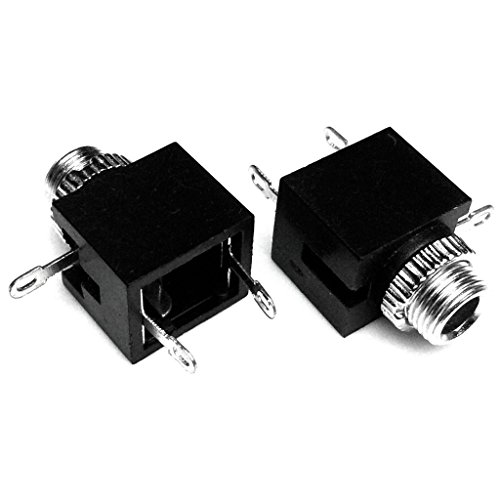 CESS Black 3.5mm Mono TS Socket, 2 Pack miniatura 2
