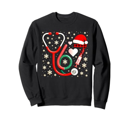 Funny 67 Meme Nurse Six Seven Nursing Festive Christmas Sweatshirt