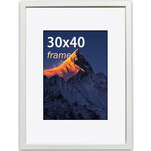 wyewye 30x40 Picture Frame, 30 x 40cm Picture Frame, Picture Frames 30cm x 40cm, with Plexiglass and Mount