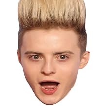 FoxyPrinting Jedward Edward 2018 Celebrity Cardboard Party Face Mask Fancy Dress