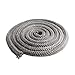 Fiberglass Rope Seal Kit With For Wood Burning Stove, Pellet Stove,Fireplace,Industrial Oven Or Boiler Doors,8Mm 10Mm 12Mm 14Mm 16Mm Diameter,2.5m Length Black Chimney Gasket Cord(2.5m*16mm)