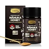 Comvita Certified UMF 20+ (MGO 829+) Raw Manuka Honey I New Zealand's #1 Manuka Brand I Authentic, Wild, Unpasteurized, Non-GMO Superfood I Rare, Ultra Premium Grade I 8.8 oz