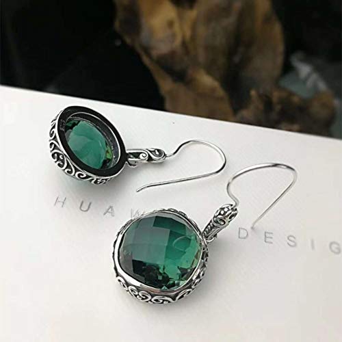 Pendientes de plata de ley 925 y alta joyería con cuarzo 4