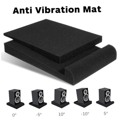 TOYANDONA 2 piezas Almohadillas de Espuma Acústica para Aislamiento de Altavoces, Paneles Acústicos Ligeros para Estudio en Casa Ktv, Fácil de Instalar, Reducción de Ruido miniatura 6