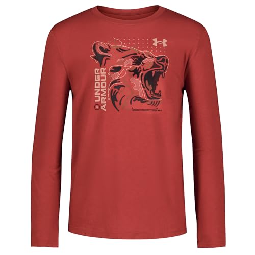 Image of Under Armour Boys' Long Sleeve Graphic T-Shirt, Lightweight & Breathable, Outdoor Collection