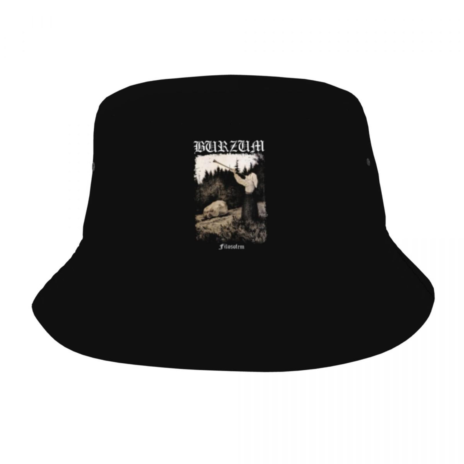 EIILHUED Teen Bucket Hat Burzum Flag Travel Headwear Packable Outdoor Sport Fisherman Hats Cap