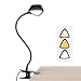 LuminoLite LuminoLitem 12 LED, Adjustable Reading, 10 Brightness Level× 3 Colors Lamp, Clip Desk, Bed Headboard Book Light, Black