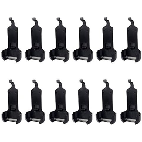 12 pcs Original Walkie Talkie Belt Clip Compatible with Two Way Radio LUITON LT-316 WLN KD-C1 Retevis RT22 Zastone X6 NKTECH NK-U1 Zeadio ZS-B1 TIDRADIO TD-M8 RADTEL RT-10 RADIODDITY R1 Cover