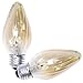 Sylvania 13823-25F/AIC/BL/2PK 120V F15 Decor Flame Tip Light Bulb