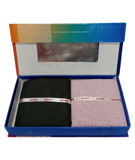 raymond fabrics Raymond Premium Cotton Shirt & Trouser Fabric Combo | Elegant Formal Wear | Soft & Breathable Material | Office & Occasion Ready-picture-13