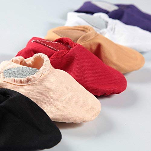 08B5B003 Quality Dance Shoes Canvas Split Sole Ballet Shoes4