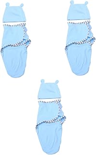 Kisangel 6 Pçs Toalha De Embrulho Saco De Dormir Infantil Cunas Recien Nacidos Envoltório De Bebê Recém-Nascido Traje De Natal Recém-Nascido Cobertor De Recepção Infantil Berço Envoltório