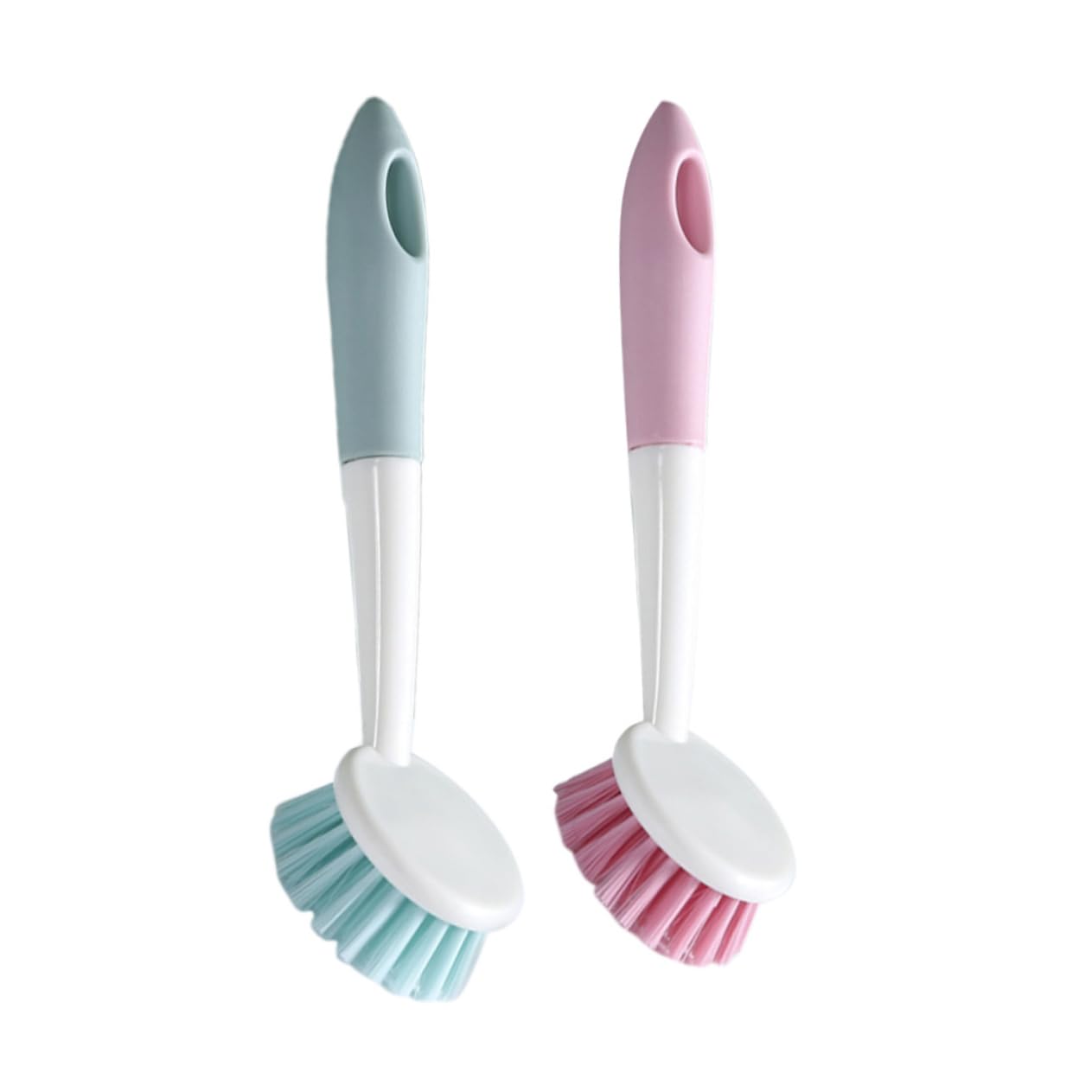 UTHCLO Dish Scrub Brush Set Strong Cleaning Ability Handles for Kitchen Restaurant Hotel Random