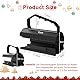Forhandy Geschenkpapier Schneider, Geschenkpapier Rollenschneider mit Griff Geschenkpapier Schneider für Rollen Tragbare Papierschneider Geschenkpapierschneider für Weihnachten Geburtstag DIY Geschenk