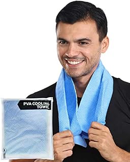 PVA Cooling Towel - Keep Cool Neck Cooler Wrap - Sweat Rag/Chamois Outdoor