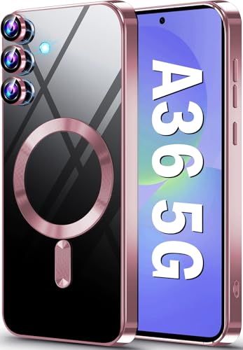 Coque Samsung A36 MagSafe transparente antichoc en TPU souple