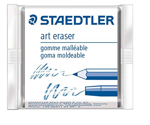 Combo artístico borracha, moldável e amassado Staedtler, embalagem com 2, 5427SBK2-C