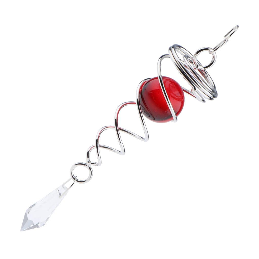 Enakshi® Crystal Spiral Twister Wind Twister Spinner for Indoor or Outdoor Use Red | Yard, Garden & Outdoor Living | Garden D?©cor | Windmills & Wind Spinners