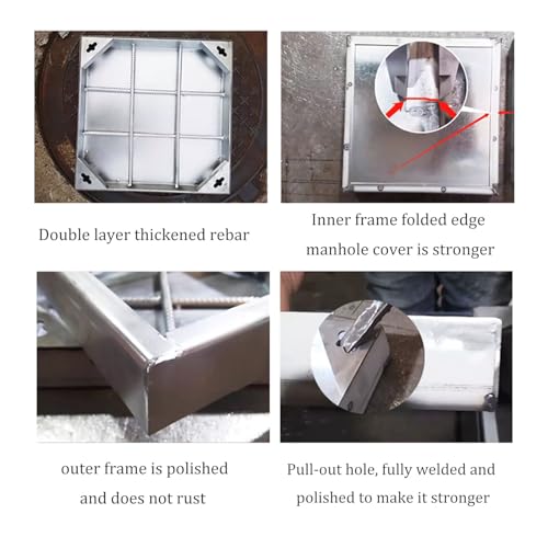 Couvercle de regard pour terrasse : drainage efficace et discrétion en inox