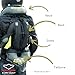 Hit-Air MLV Airbag Vest – Motorcycle Safety Vest with Automatic CO2 Deployment – Lightweight, Reusable, Adjustable Fit – Unisex Protective Riding Harness – Black – Size Large