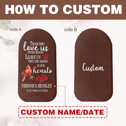 Image of ASTARIN Personalized Wind Chimes for Loss of Loved One, Custom Memorial Sympathy Windchime, Sympathy Gifts for Loss of Loved Dad Mom Son, Customized Deep Tone Wind Chime Condolences Funeral