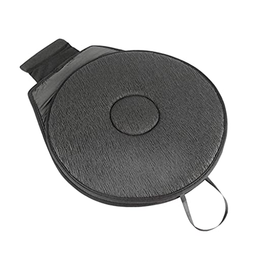 Sharplace 回転シート 車 介護 座席 スイベルシート 回転 スリップ防止 全2カラー, 黒