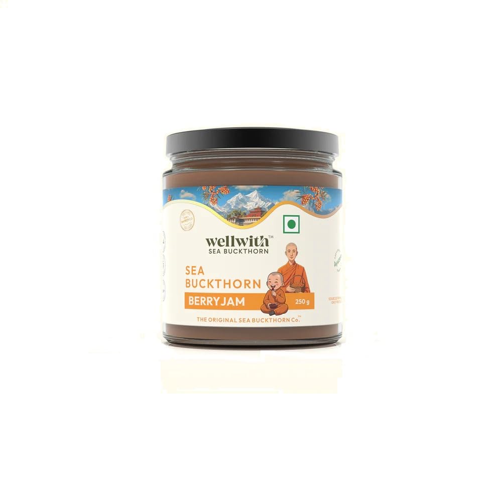 Wellwith by Ayuzera Seabuckthorn Berry Jam - 250g Pack 1
