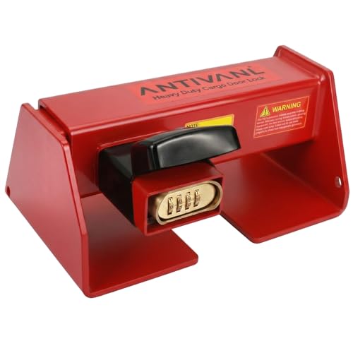 Antivanl Shipping Container Locks Heavy Duty with Combination Lock Maximum Security Semi Trailer Door Lock Shipping Container Combination Locks for Semi Trailer Door Security (9 3/8 to 16)