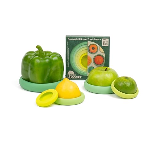 Food Huggers 5pc Reusable Silicone Food Savers