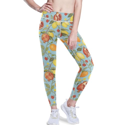 Pantalones de yoga para mujer estilo William Morris mallas para fitness en el gimnasio