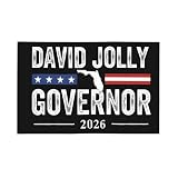 12"x18" David Jolly for Florida Governor 2026 Car Flag Double Sided David for Governor Cars Signs Decoration Banner No Flagpole