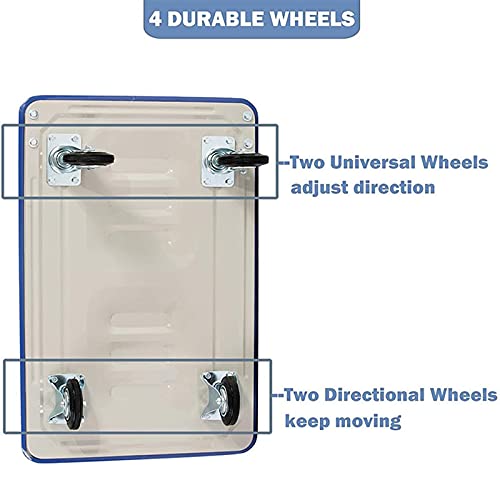 Carro de plataforma resistente y plegable para transportar cargas sin esfuerzo 5