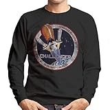 all+every nasa sts 6 challenger mission badge distressed men's sweatshirt