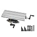 Produktbild WABECO 2-Achsen Koordinatentisch K400 mit Spannpratzen Satz 10-teilig, Aufspannfläche 400 x 180 mm zu WABECO Bohrständer Fräsständer BF Frästisch Bohrtisch für Bohrständer Made in Germany