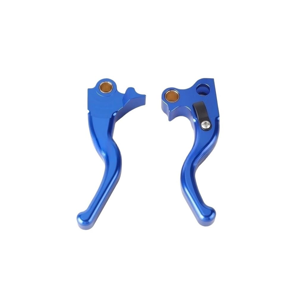 Wghposqtj Blue Hand Brake Clutch Levers For Softail Fxstsb Fxs Fxsb Flstse Flst Fxst Fxsts Flstc Flstn Motorcycle Left Right Brake Lever Handlebar Clutch Levers