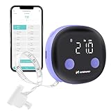 Fitdays Smart Body Tape Measure | Bluetooth Body Fat BMI Tool with LED HD Display & Auto-Retract | Fitness & Weight Loss Tracker for Waist/HIPS/Arms | Fitdays App Sync (Purple)