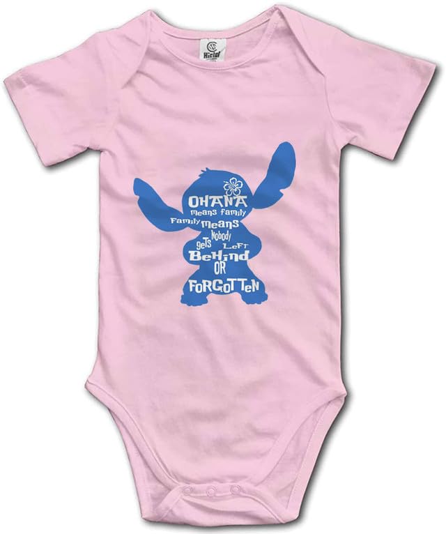 Image of Ohana Means Family Nobody Gets Left Behind Or Forgotten Baby Bodysuit Short Sleeve