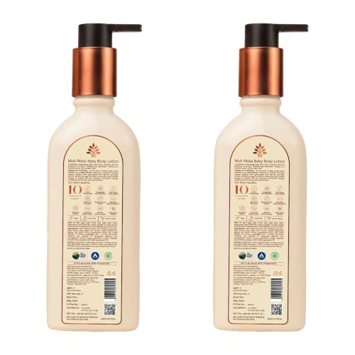 Image of Baby Forest Rich Moisture Nourishing Baby Lotion | With Moisturizing Cream for Baby's Soft Skin | Gentle Daily Care for Newborns & Infants | 200ml x Pack of 2 | Paraben-Free, Derma Safe