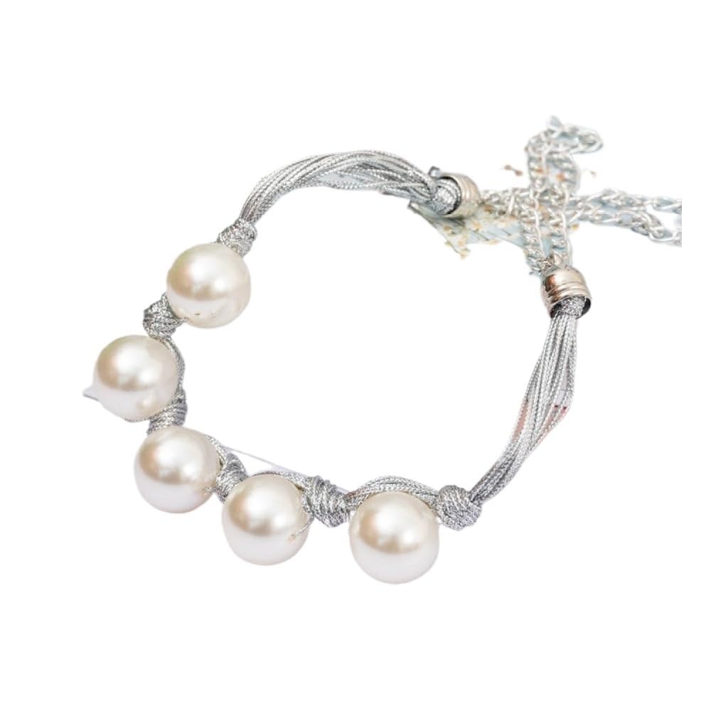 Lot de 2 embrasses en Corde Faites à la Main Perles for Rideaux, décoration Salon