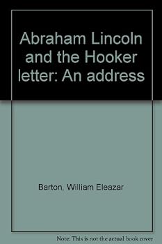 Paperback Abraham Lincoln and the Hooker letter: An address Book