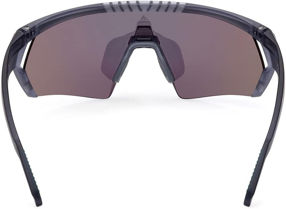 adidas Sunglasses Sport SP 0063 20Q Grey/Other/Green Mirror - Image 4