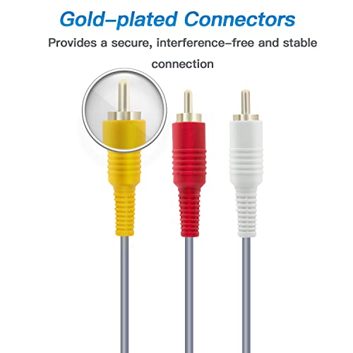 Mcbazel Composite Audio Video Av Cable For Wii And Wii U Console #TOP3